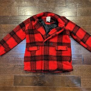 Women’s Red Plaid Jacket si